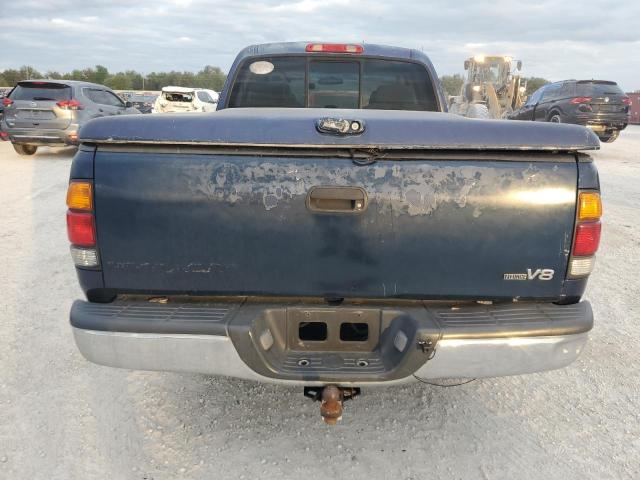 5TBRT34133S375135 - 2003 TOYOTA TUNDRA ACCESS CAB SR5 BLUE photo 6