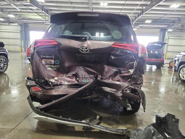 2T3RFREV4GW410045 - 2016 TOYOTA RAV4 XLE PURPLE photo 6