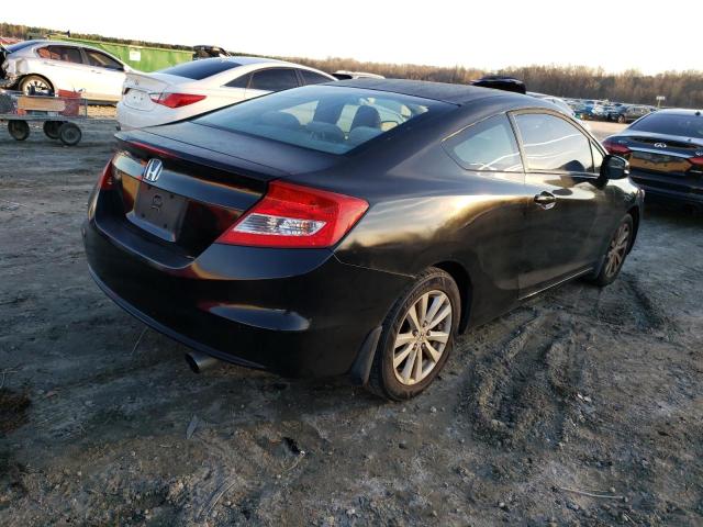 2HGFG3B89CH507782 - 2012 HONDA CIVIC EX BLACK photo 3