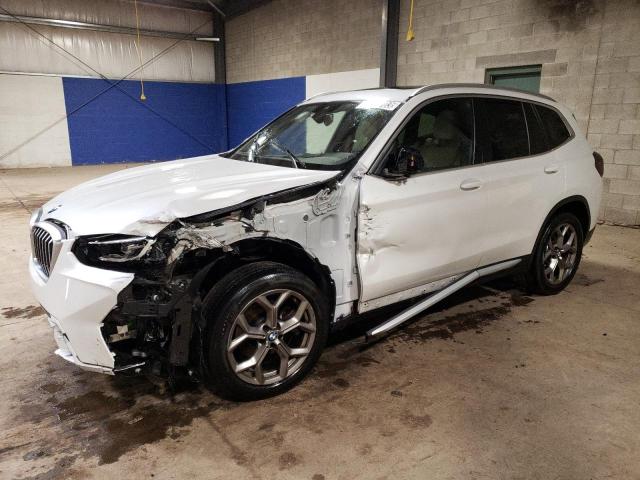 5UX53DP08N9M83619 - 2022 BMW X3 XDRIVE30I WHITE photo 1