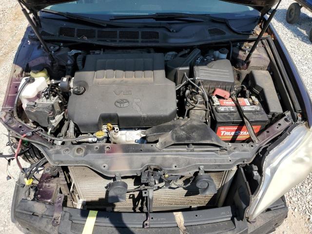 4T1BK3DB6CU464435 - 2012 TOYOTA AVALON BASE Bordeaux Foto 11