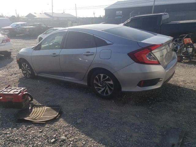 2HGFC2F66JH019191 - 2018 HONDA CIVIC LX SILVER photo 2