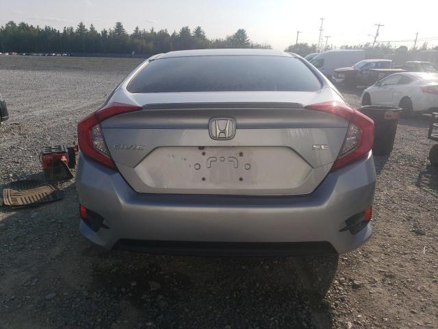 2HGFC2F66JH019191 - 2018 HONDA CIVIC LX SILVER photo 6