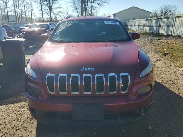 1C4PJMCS2HW502159 - 2017 JEEP CHEROKEE LATITUDE RED photo 5