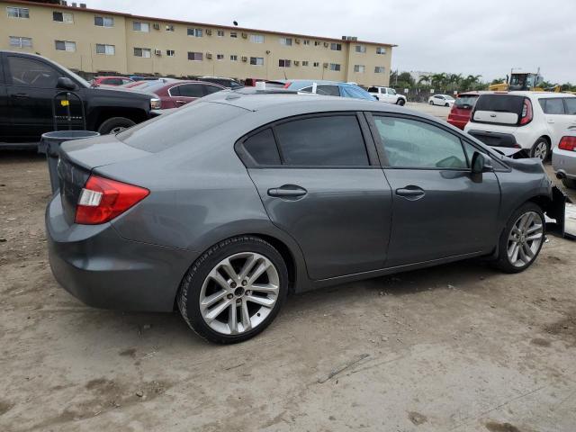 2HGFB2F9XCH002183 - 2012 HONDA CIVIC EXL 灰色 照片 3