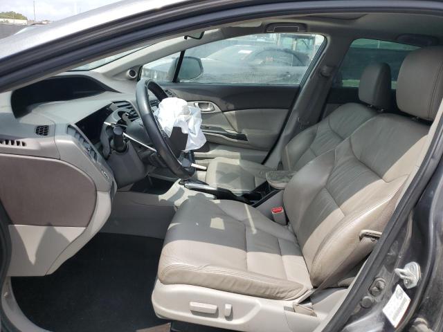2HGFB2F9XCH002183 - 2012 HONDA CIVIC EXL 灰色 照片 7