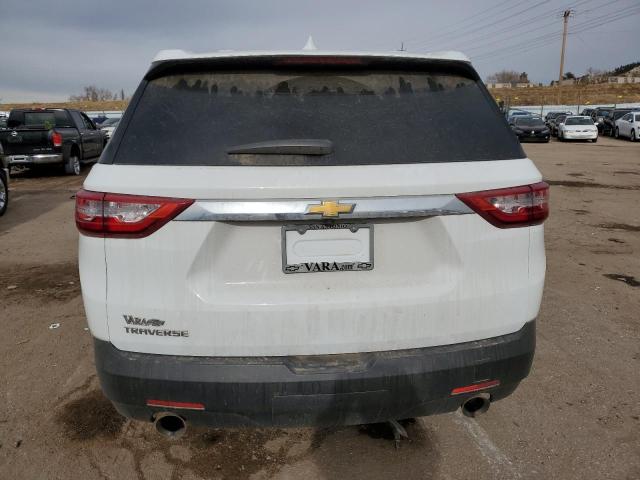 1GNERFKW3MJ262067 - 2021 CHEVROLET TRAVERSE LS WHITE photo 6