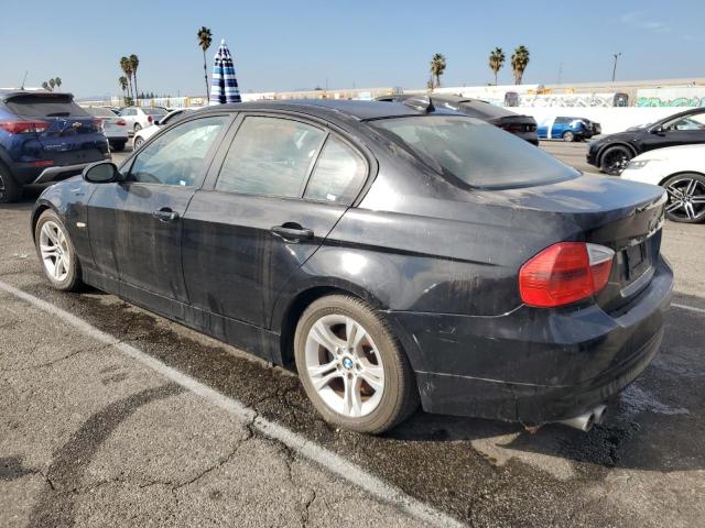 WBAVA37518NL50982 - 2008 BMW 3 SERIES I BLACK photo 2