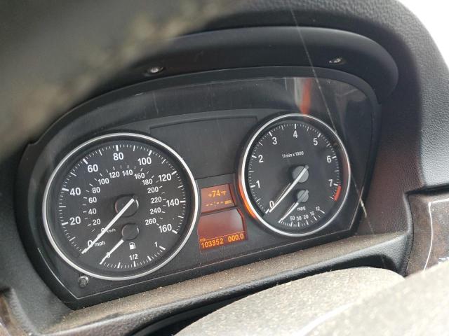 WBAVA37518NL50982 - 2008 BMW 3 SERIES I BLACK photo 9