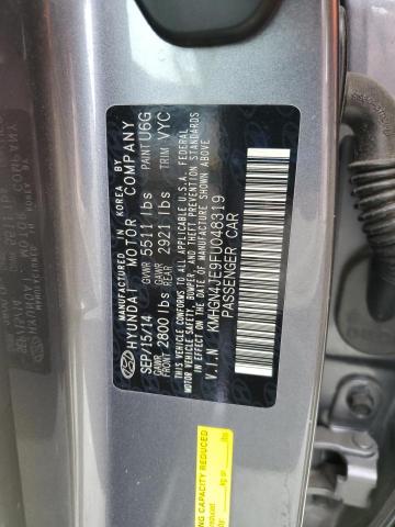 KMHGN4JE9FU048319 - 2015 HYUNDAI GENESIS 3.8L Grau Foto 13