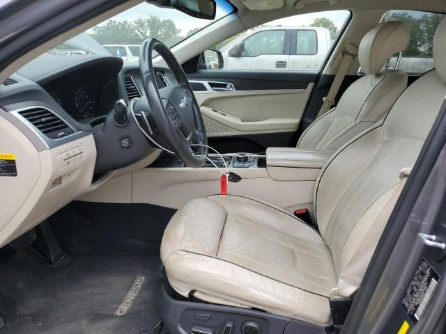 KMHGN4JE9FU048319 - 2015 HYUNDAI GENESIS 3.8L Grau Foto 7