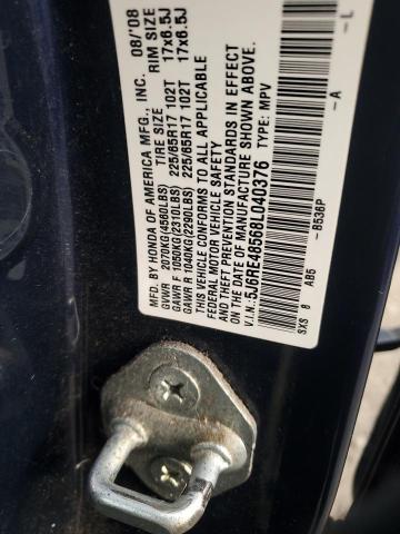 5J6RE48568L040376 - 2008 HONDA CR-V EX أزرق صورة 13