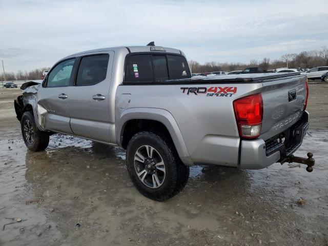 5TFCZ5AN0GX035729 - 2016 TOYOTA TACOMA DOUBLE CAB SILVER photo 2