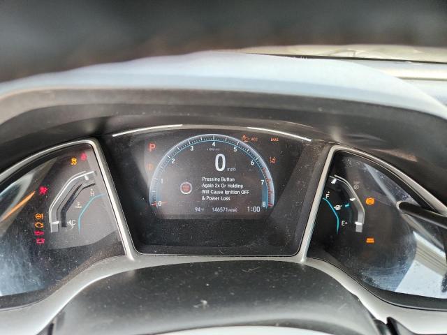 19XFC1F39KE006947 - 2019 HONDA CIVIC EX WHITE photo 9
