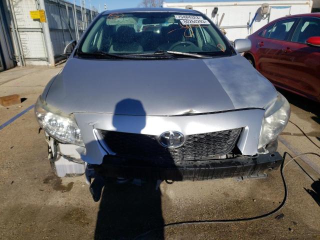 2T1BU40E29C156205 - 2009 TOYOTA COROLLA BASE SILVER photo 5