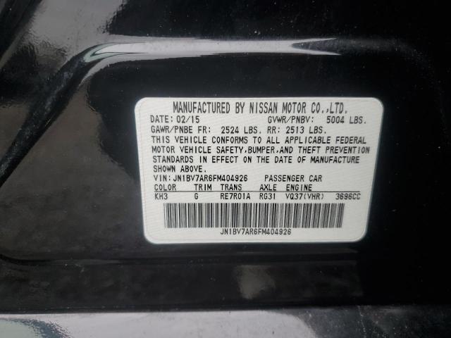 JN1BV7AR6FM404926 - 2015 INFINITI Q50 BASE 黑色 照片 13