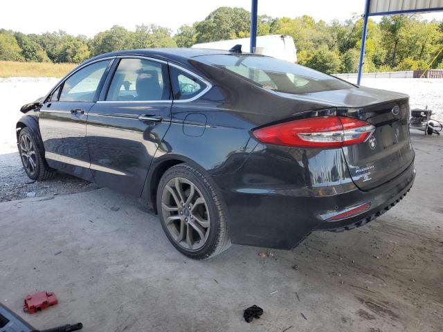 3FA6P0CD4KR224532 - 2019 FORD FUSION SEL Czarny zdjęcie 2