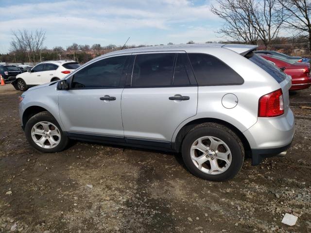 2FMDK4GC9DBE10301 - 2013 FORD EDGE SE SILVER photo 2