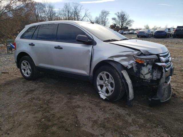 2FMDK4GC9DBE10301 - 2013 FORD EDGE SE SILVER photo 4