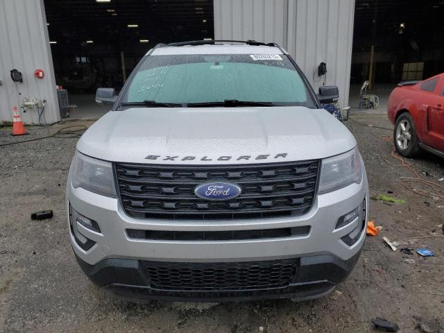 1FM5K8GT8HGC36442 - 2017 FORD EXPLORER SPORT SILVER photo 5