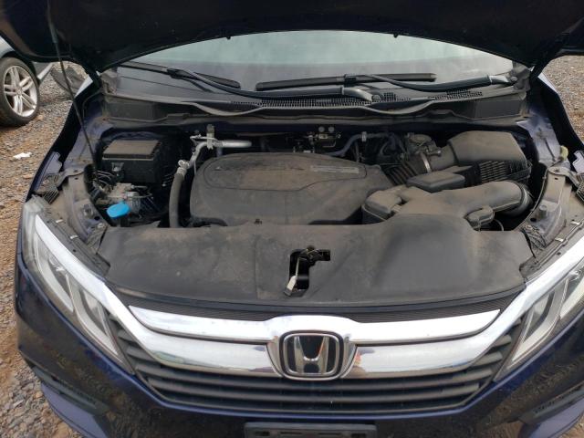 5FNRL6H56KB043487 - 2019 HONDA ODYSSEY EX BLUE photo 12