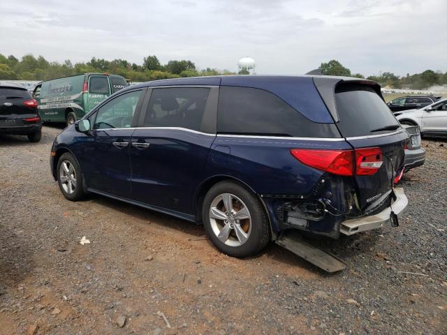 5FNRL6H56KB043487 - 2019 HONDA ODYSSEY EX BLUE photo 2
