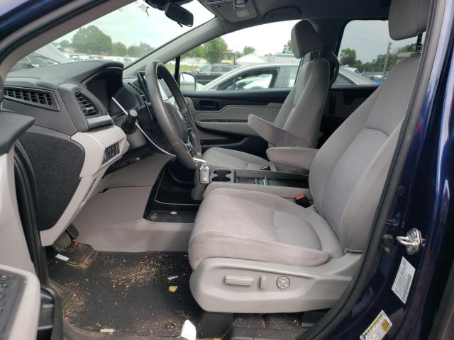 5FNRL6H56KB043487 - 2019 HONDA ODYSSEY EX BLUE photo 7