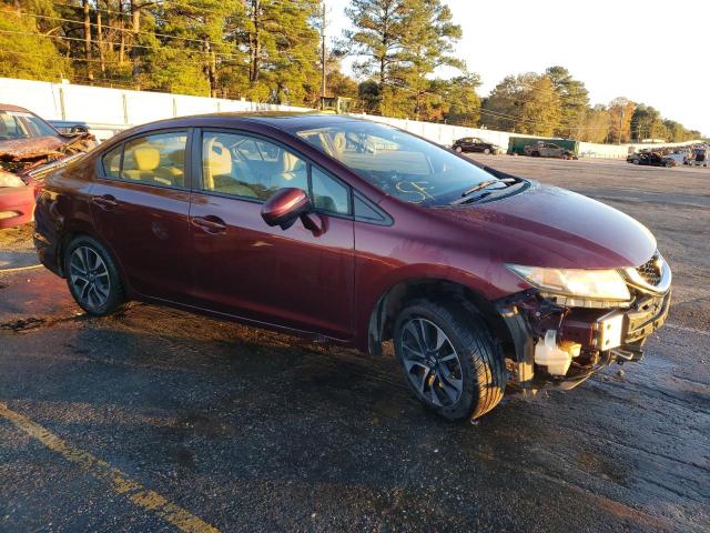 19XFB2F8XFE107490 - 2015 HONDA CIVIC EX MAROON photo 4