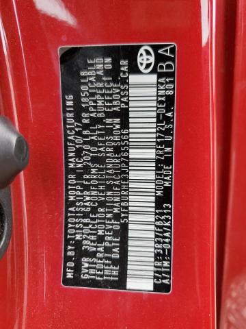 5YFBURHE3JP765566 - 2018 TOYOTA COROLLA L 红色 照片 12