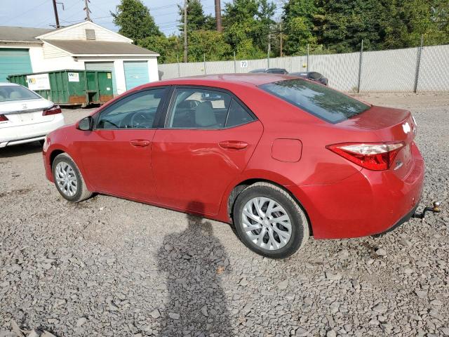 5YFBURHE3JP765566 - 2018 TOYOTA COROLLA L 红色 照片 2