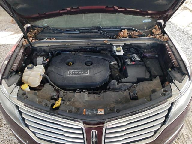 5LMTJ3DH6GUJ31893 - 2016 LINCOLN MKC RESERVE Bordo fotoğraf 12