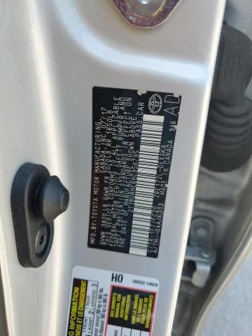 2T1BURHE6HC956795 - 2017 TOYOTA COROLLA L 银色 照片 12