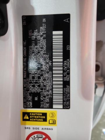 2T2BK1BA2EC229559 - 2014 LEXUS RX 350 BASE WHITE photo 13