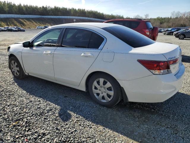 1HGCP2F3XCA030337 - 2012 HONDA ACCORD LX WHITE photo 2