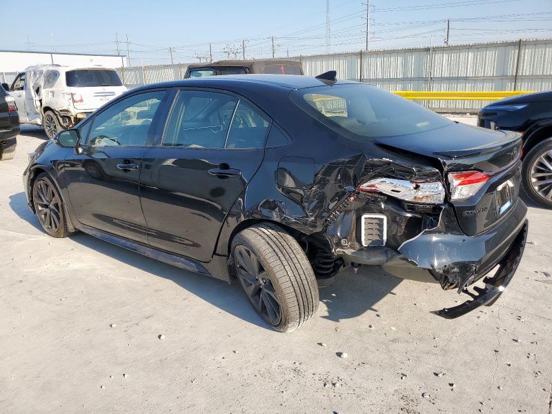 JTDS4MCE0PJ101135 - 2023 TOYOTA COROLLA SE BLACK photo 2