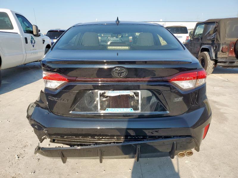 JTDS4MCE0PJ101135 - 2023 TOYOTA COROLLA SE BLACK photo 6