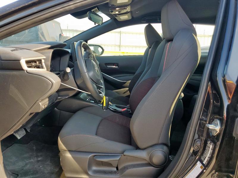 JTDS4MCE0PJ101135 - 2023 TOYOTA COROLLA SE BLACK photo 7