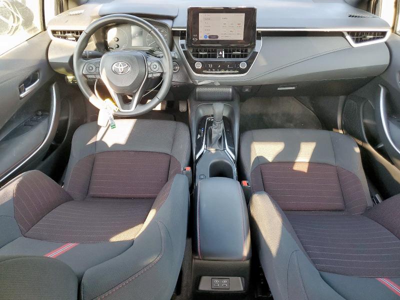 JTDS4MCE0PJ101135 - 2023 TOYOTA COROLLA SE BLACK photo 8