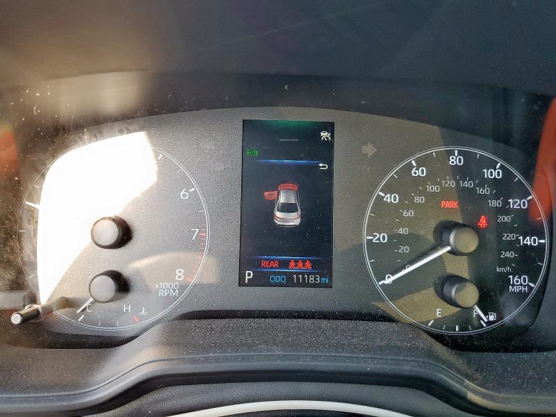 JTDS4MCE0PJ101135 - 2023 TOYOTA COROLLA SE BLACK photo 9