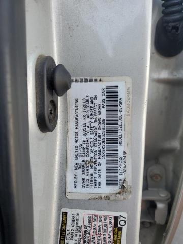 1NXBR30E95Z561188 - 2005 TOYOTA COROLLA CE 银色 照片 12