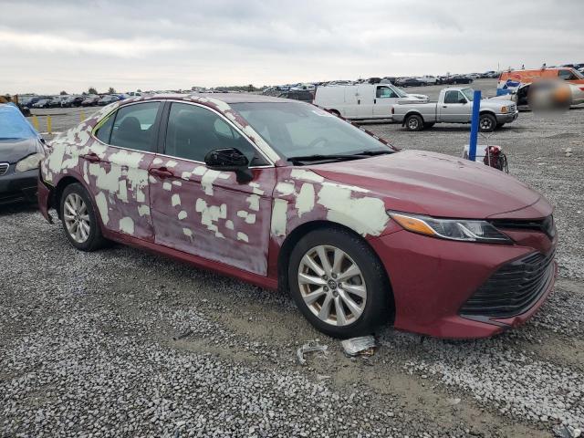 4T1C11AK1LU348639 - 2020 TOYOTA CAMRY LE BURGUNDY photo 4
