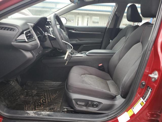 4T1C11AK1LU348639 - 2020 TOYOTA CAMRY LE BURGUNDY photo 7