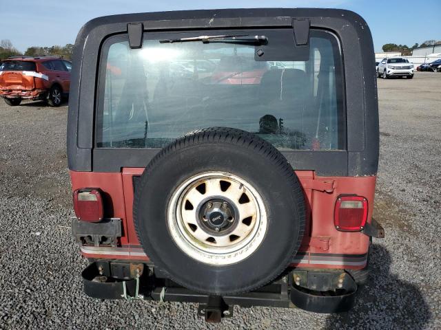 2BCCL81K3HB511278 - 1987 JEEP WRANGLER SPORT RED photo 6