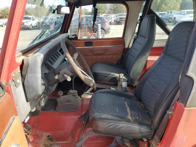 2BCCL81K3HB511278 - 1987 JEEP WRANGLER SPORT RED photo 7