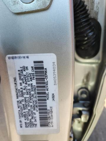 4T1BE32K13U163923 - 2003 TOYOTA CAMRY LE 银色 照片 12