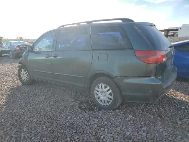 5TDZA23C75S277920 - 2005 TOYOTA SIENNA CE GREEN photo 2