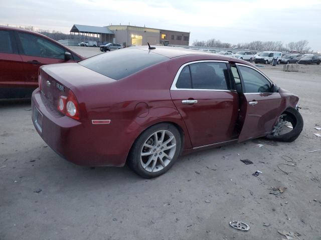 1G1ZE5E13BF191641 - 2011 CHEVROLET MALIBU LTZ MAROON photo 3