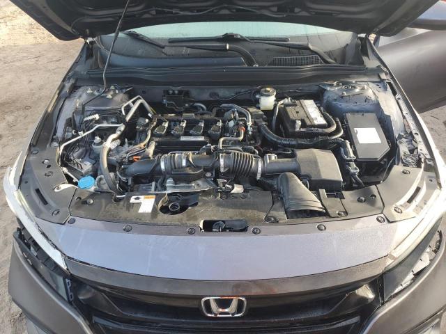 1HGCV1E30JA025503 - 2018 HONDA ACCORD SPORT GRAY photo 11