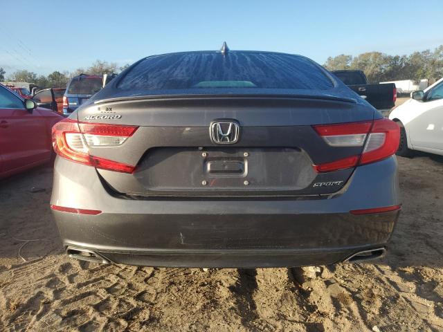 1HGCV1E30JA025503 - 2018 HONDA ACCORD SPORT GRAY photo 6