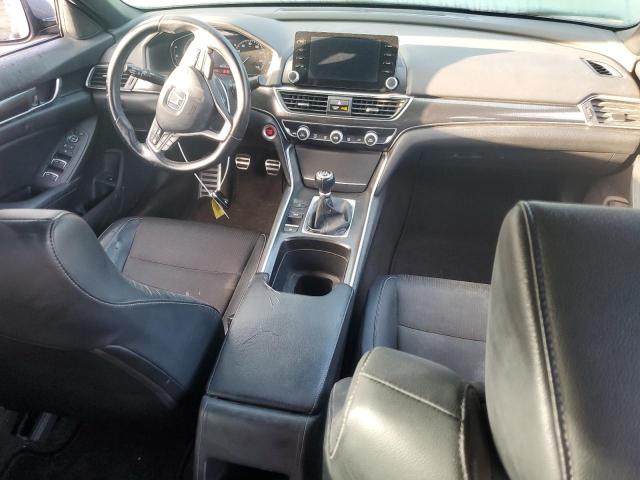 1HGCV1E30JA025503 - 2018 HONDA ACCORD SPORT GRAY photo 8